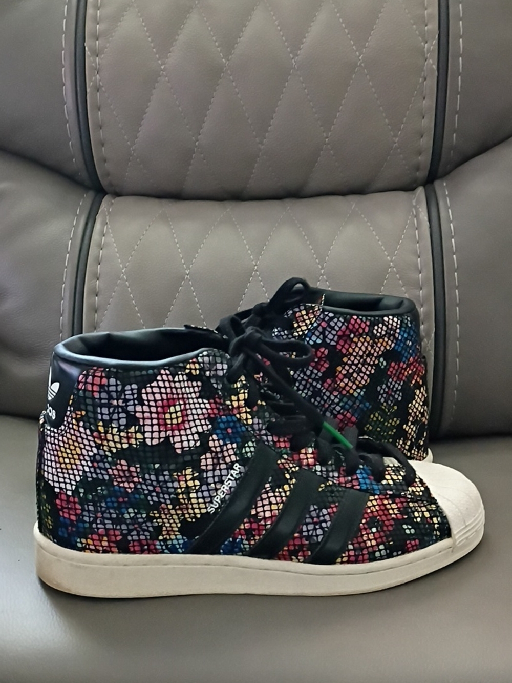 Adidas Superstar Up Twist Women's Floral Snake Print Sneakers